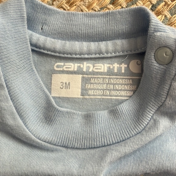 Carhartt Blue Tractor Onesie - Picture 3 of 4
